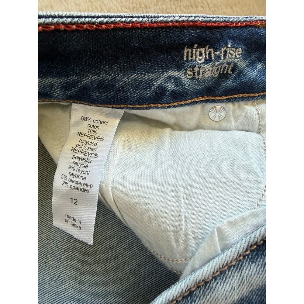 Edgely High Rise Straight Capri Pants Size 12 - Picture 4 of 6